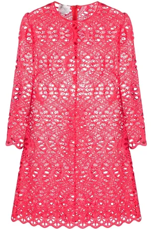 Giambattista Valli Kleid mit Lochstrickmuster