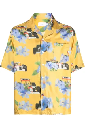 Rhude Seidenhemd mit Blumen-Print