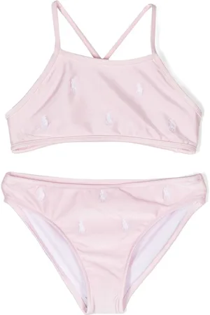 Ralph Lauren Bikini mit Logo-Stickerei