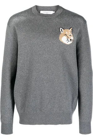 Maison Kitsuné Pullover mit Fuchs-Motiv