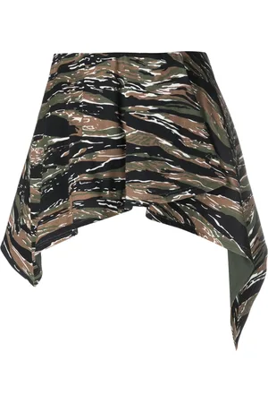 The Attico Minirock mit Camouflage-Print