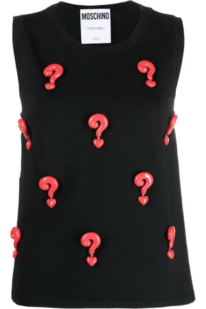 Moschino Top mit Fragezeichen