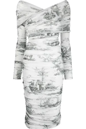 Serafini Gerafftes Kleid