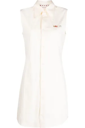 Marni Kleid mit Logo-Applikation