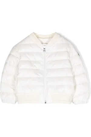 Moncler Gesteppte Jacke mit Logo-Patch