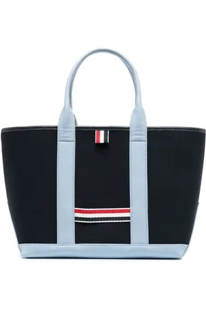 Thom Browne Shopper aus Canvas mit Streifen