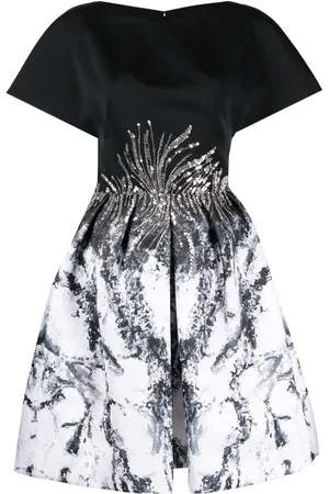Saiid Kobeisy Kleid mit Perlen