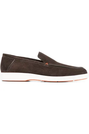 santoni Loafer aus Wildleder