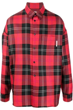 Marni Button-down-Hemd mit Schottenkaro
