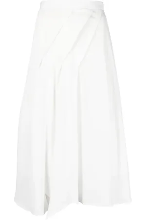 BLANCA Drapierter Midirock