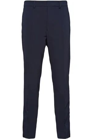 Prada Klassische Hose mit Triangel-Logo