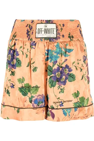 OFF-WHITE Shorts mit Blumen-Print