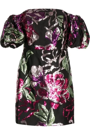 Marchesa Notte Kleid mit Pailletten