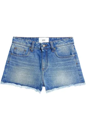 Ami Ausgefranste Jeans-Shorts