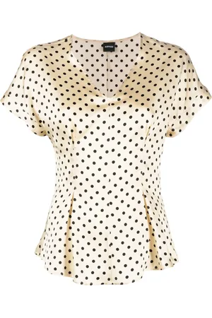 Aspesi Gepunktete Bluse