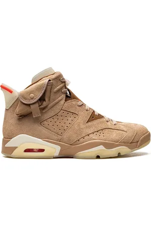 Jordan X Travis Scott Air 6 Retro SP British Khaki Promo Sample Sneakers