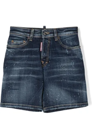 Dsquared2 Ausgeblichene Jeans-Shorts