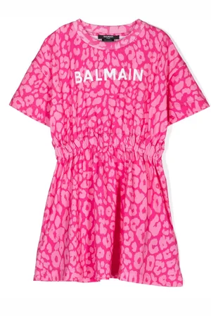 Balmain Kleid mit Leoparden-Print