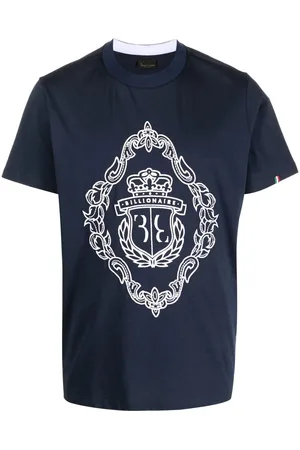 BILLIONAIRE T-Shirt mit Logo-Stickerei