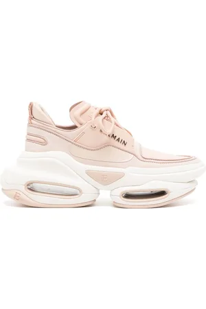 Balmain Sneakers mit Logo-Schild