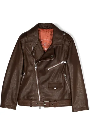 Brunello Cucinelli Leather biker jacket