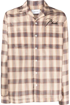 Rhude Hemd mit Logo-Stickerei
