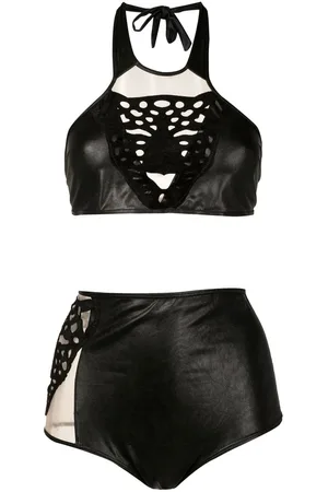 Brigitte Bikini mit Leoparden-Applikation