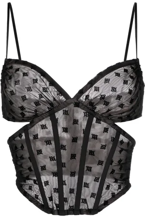 MISBHV Korsett-Top mit Monogramm