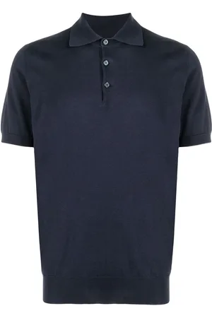 Brunello Cucinelli Fein gestricktes Poloshirt