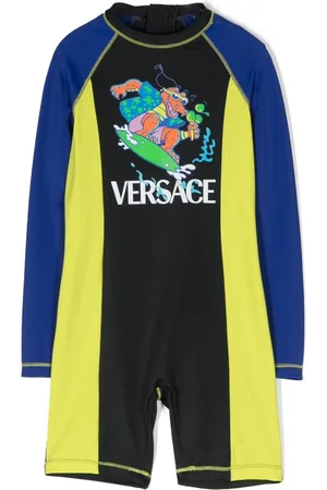 VERSACE Graphic-print UV-protective wetsuit