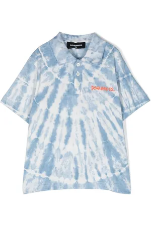 Dsquared2 Tie-dye cotton polo shirt