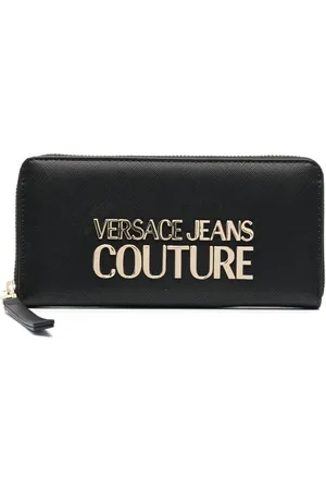 VERSACE Portemonnaie mit Logo-Prägung