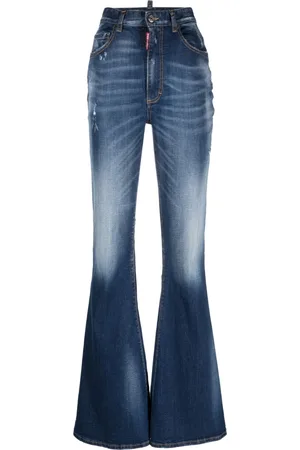 Dsquared2 Ausgeblichene Schlagjeans