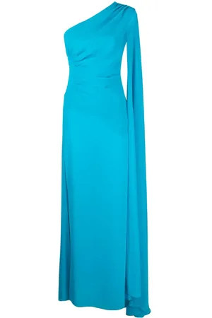 BLANCA Drapiertes Azzeruolo Maxikleid