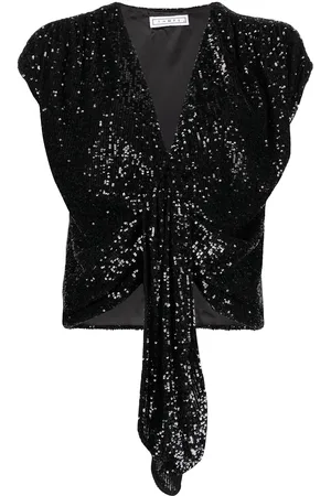 In the Mood for Love Bluse mit Knoten