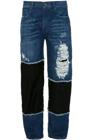 J.W.Anderson Gerade Jeans im Distressed-Look