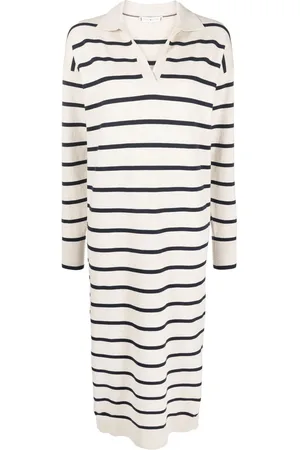 Tommy Hilfiger Gestreiftes Midikleid