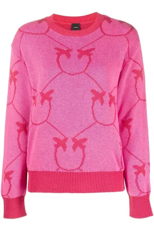 Pinko Love Bird jacquard knit-jumper