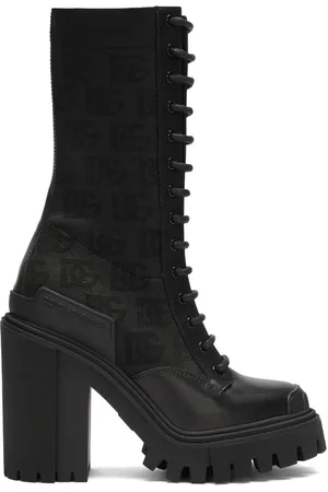Dolce & Gabbana Schnürstiefel mit DG-Logo 90mm