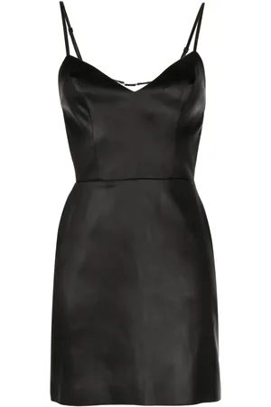 GAUGE81 Ennis Minikleid in Lederoptik