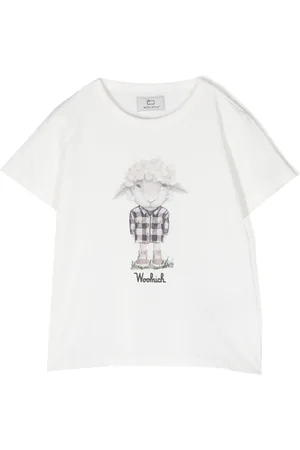Woolrich T-Shirt mit Cartoon-Print