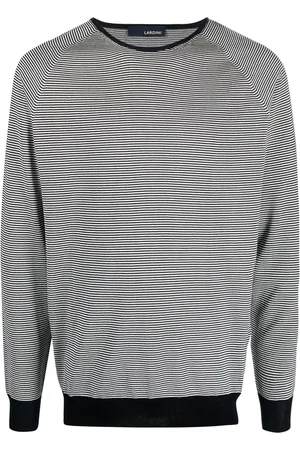 LARDINI Gestreifter Pullover mit rundem Ausschnitt