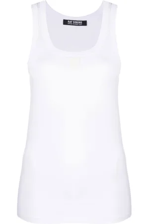 RAF SIMONS Tanktop mit Logo-Patch