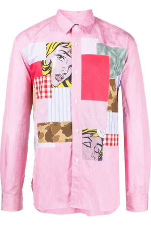 JUNYA WATANABE Hemd im Patchwork-Design