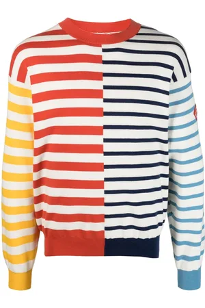 Kenzo Gestreiftes Sweatshirt mit Logo-Print