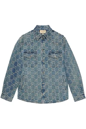 Gucci Herren Jeansjacken - GG jacquard denim jacket