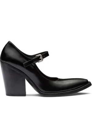 Prada Pumps aus gebürstetem Leder 95mm
