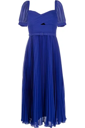 Self-Portrait Kleid mit kurzen Ärmeln