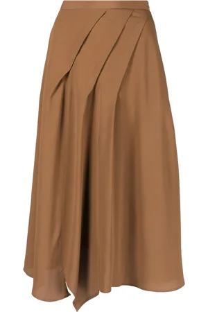 BLANCA Drapierter Midirock