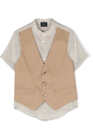 FAY Gestreiftes Hemd im Layering-Look